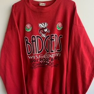 1994 Wisconsin Badgers Rose Bowl Crewneck